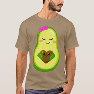 Niedliche Avocadoschwangerschaft T-Shirt