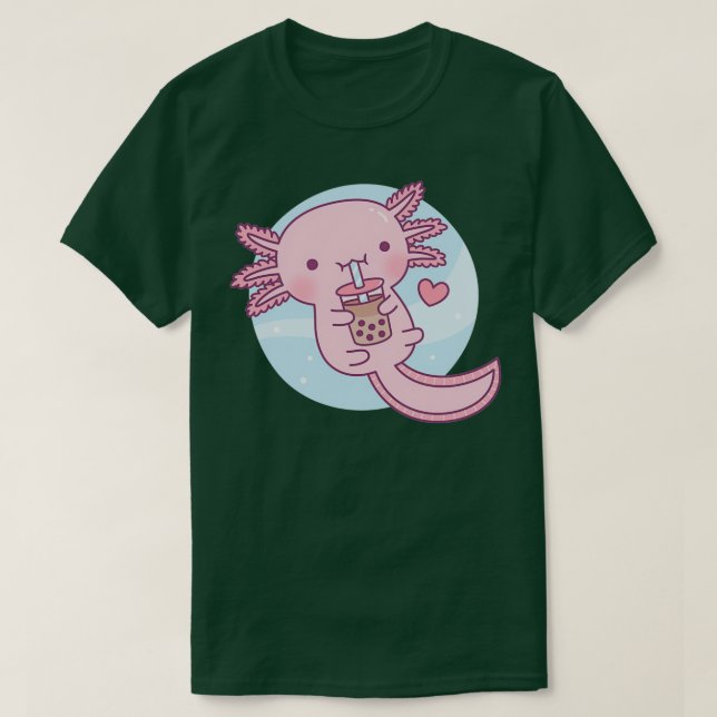 Niedliche Axolotl-Lieben Bubble Tee 1 (Design vorne)