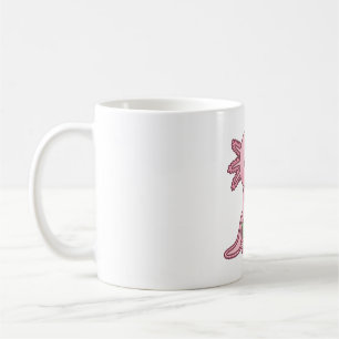 Niedliche Axolotl-Lieben zum Lesen vieler Bücher Kaffeetasse