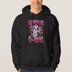 Niedliche Axolotl Play Console Videospiele Axolotl Hoodie