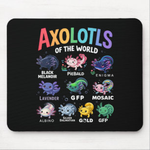 Niedliche Axolotls der Welt Kawaii Axolotl Niedlic Mousepad