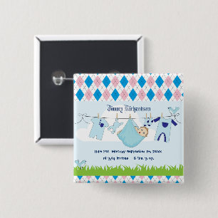 Niedliche Baby Boy Kleidung Line Button