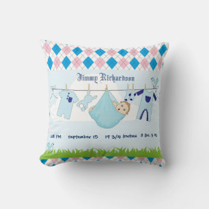 Niedliche Baby Boy Kleidung Line Kissen
