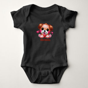 Niedliche Baby Boys Personalisiert Valentine Strampler