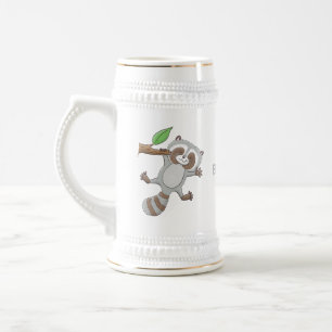 Niedliche Baby-Cartoon-Illustration Bierglas