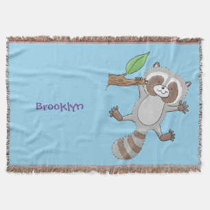 Niedliche Baby-Cartoon-Illustration Decke
