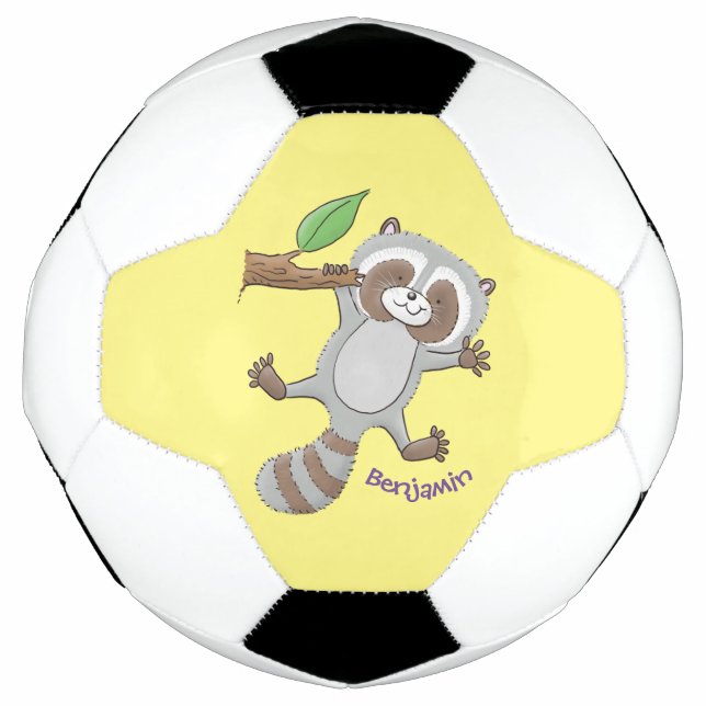 Niedliche Baby-Cartoon-Illustration Fußball (Vorderseite)