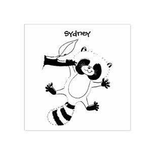 Niedliche Baby-Cartoon-Illustration Gummistempel