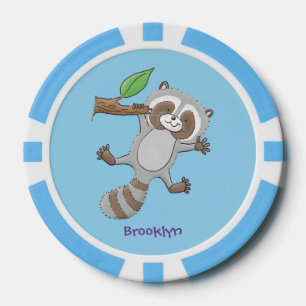 Niedliche Baby-Cartoon-Illustration Pokerchips