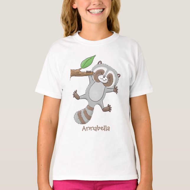 Niedliche Baby-Cartoon-Illustration T-Shirt (Vorderseite)