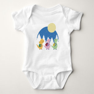Niedliche Baby Dinosaurier mit Backpacks T - Shirt