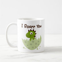 Niedliche Baby-Dinosaurier-Tasse -