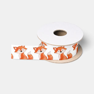 Niedliche Baby-Dusche BabyFox   Wald Satinband