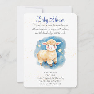 Niedliche Baby-Dusche. Neues Baby-Party Save The Date