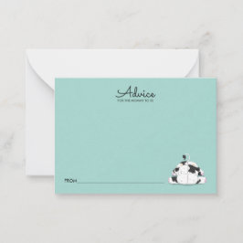 Niedliche Baby-Duschkarte für die Mama Hinweiskarte