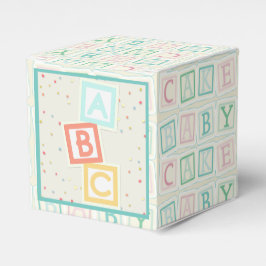 Niedliche Baby Duwer Gevor Box W/ABC Blocks Geschenkschachtel