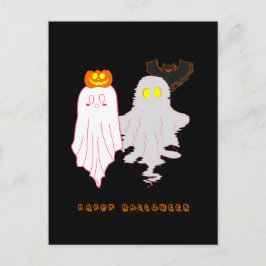 Niedliche Baby Ghosts Halloween-Weihnachtspostkart Feiertagspostkarte