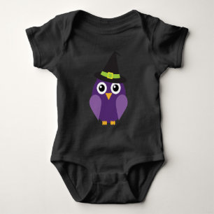 Niedliche Baby-Halloween-Eule Baby Strampler