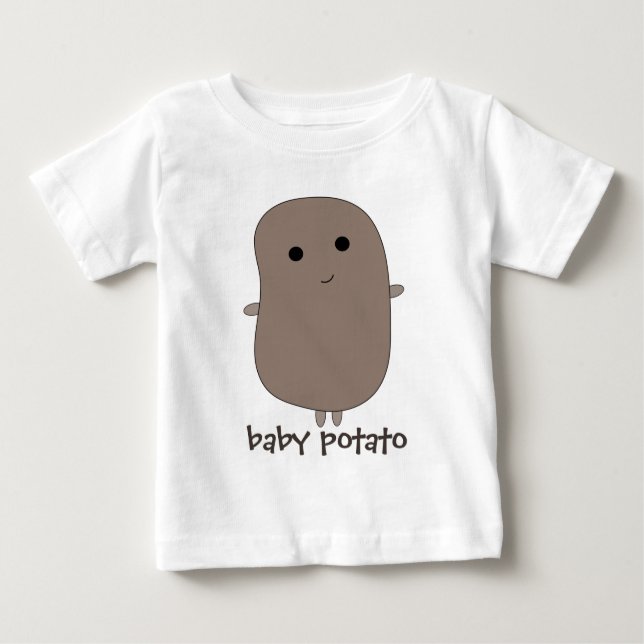 Niedliche Baby-Kartoffel Baby T-shirt (Vorderseite)
