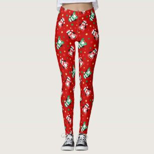 Niedliche Baby Pinguine Weihnachten oder Skiurlaub Leggings