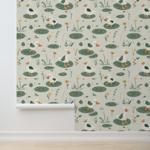 Niedliche Baby-Rinder in der Landwirtschaft mit Bo Tapete