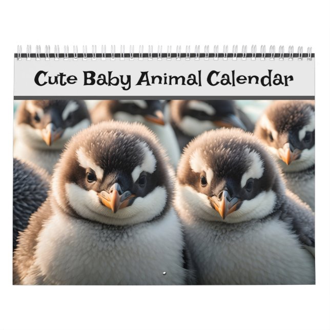 Niedliche Baby-Tiere | Tierliebhaber 2025 Kalender (Titelbild)