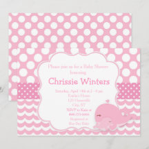Niedliche Baby- und Kinderwhale Pink Girl Baby Dus