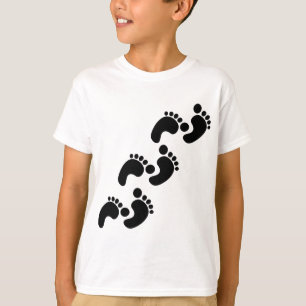niedliche Babyabdrücke T-Shirt