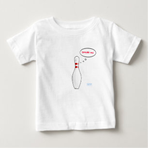 Niedliche Babybowler-Reserve ich Baby T-shirt