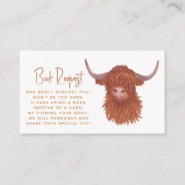 Niedliche Babybuchanfrage Begleitkarte