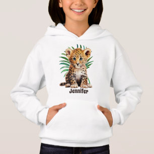 niedliche Babycheetine geben Mädchen Namen Hoodie