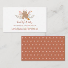 Niedliche Babyduschbücher für die Babyausstattung Mitteilungskarte