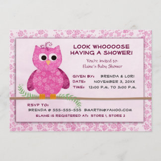 Niedliche Babydusche Einladung
