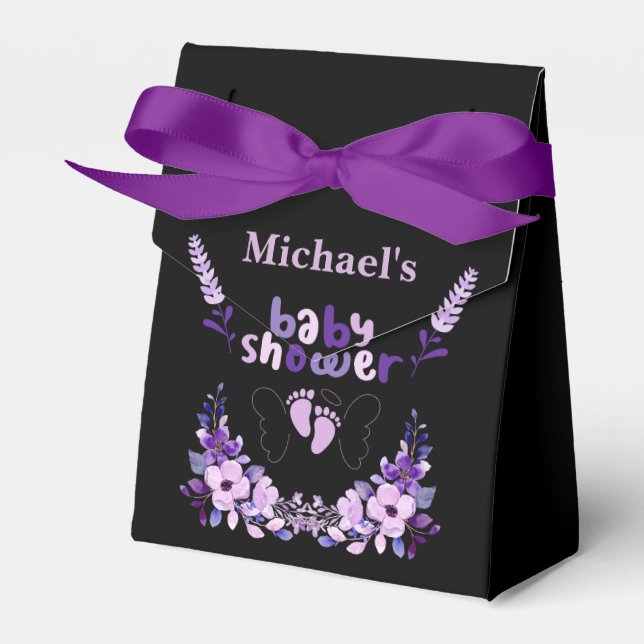 Niedliche Babydusche Geschenkschachtel (Vorderseite)