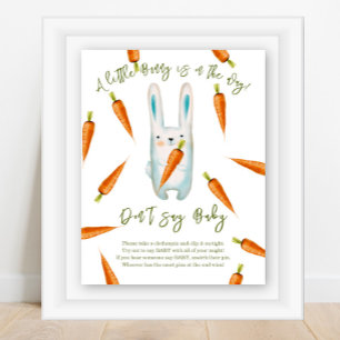 Niedliche Babydusche - Kein Baby Poster