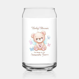 Niedliche Babydusche Personalisiert Dosenglas