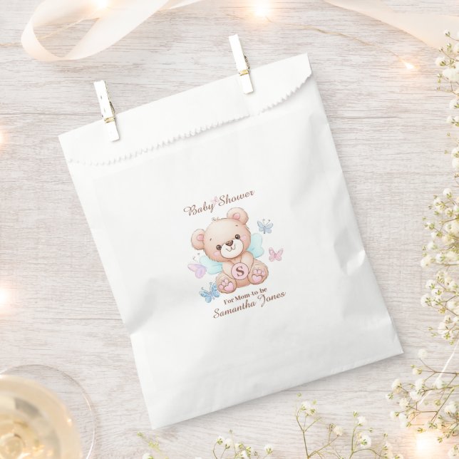 Niedliche Babydusche Personalisiert Geschenktütchen (Ausgeschnitten)