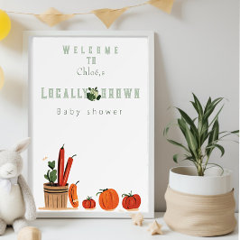 Niedliche Babydusche Poster
