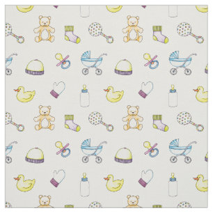 Niedliche Babydusche Stoff