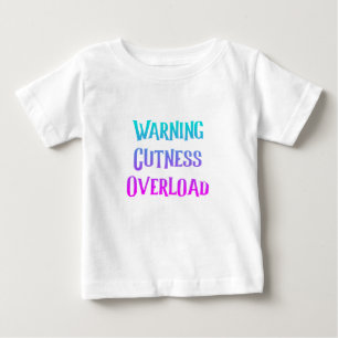Niedliche Babydusche überladen Baby T-shirt