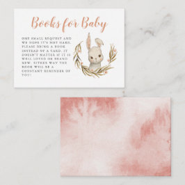 Niedliche Babydusche Woodland Buchanfrage Begleitkarte