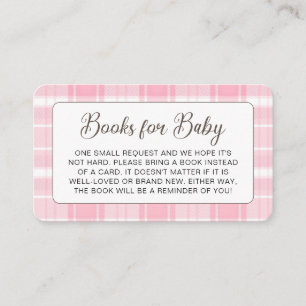 Niedliche Babyduschkarte für das Hochland Kuh Pink Begleitkarte