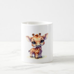 Niedliche Babygiraffe Kaffeetasse