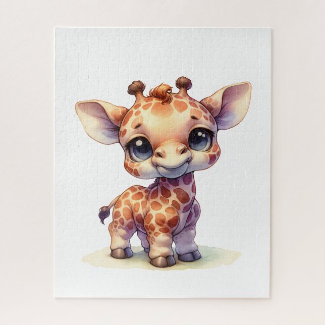 Niedliche Babygiraffe Puzzle (Vertikal)