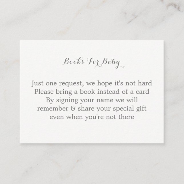 Niedliche Babykleidung Begleitkarte (Vorderseite)