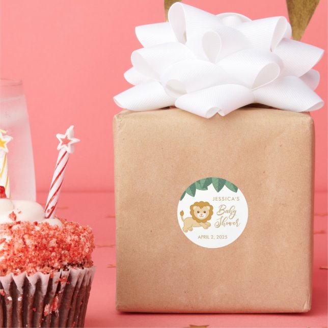 Niedliche Babylondusche bevorzugt Aufkleber (Party)