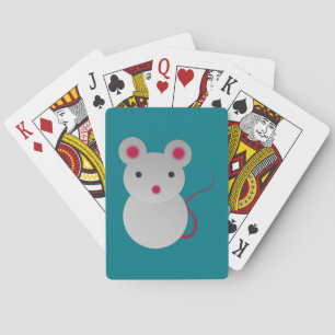 Niedliche BabyMaus Spielkarten