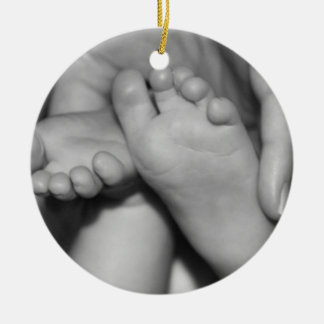 Niedliche Babynahrung Keramikornament