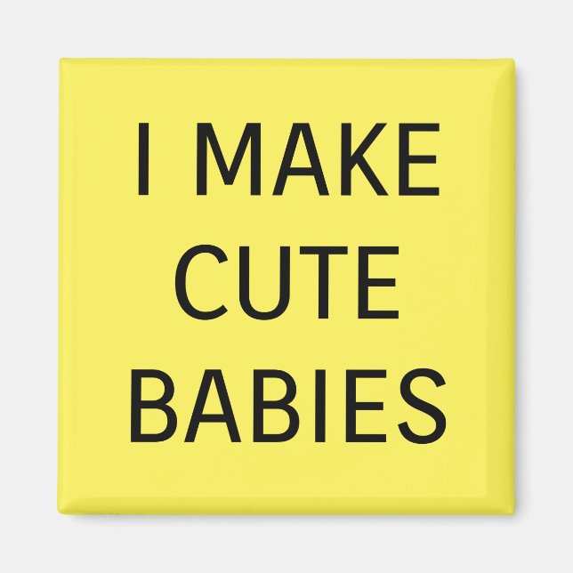 Niedliche Babys Magnet (Vorne)