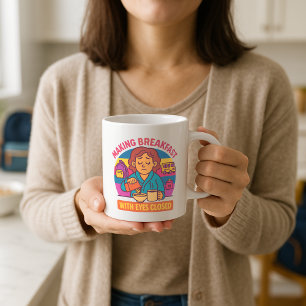 Niedliche Back-to-School-Tasse; Frühstück von Elte Kaffeetasse